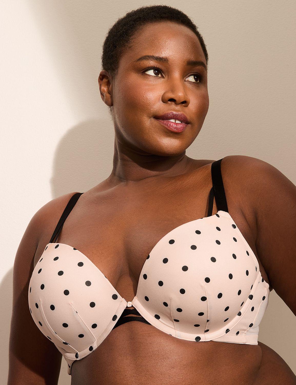 boost plunge bra with dots