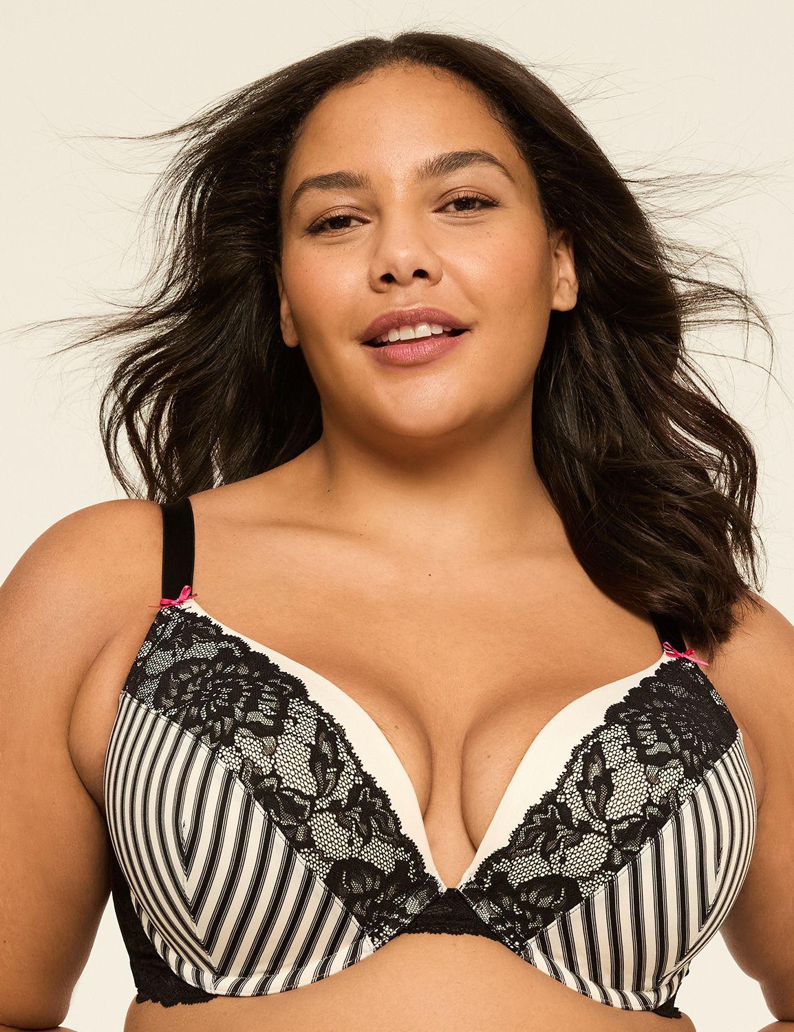 boost plunge bra with lace