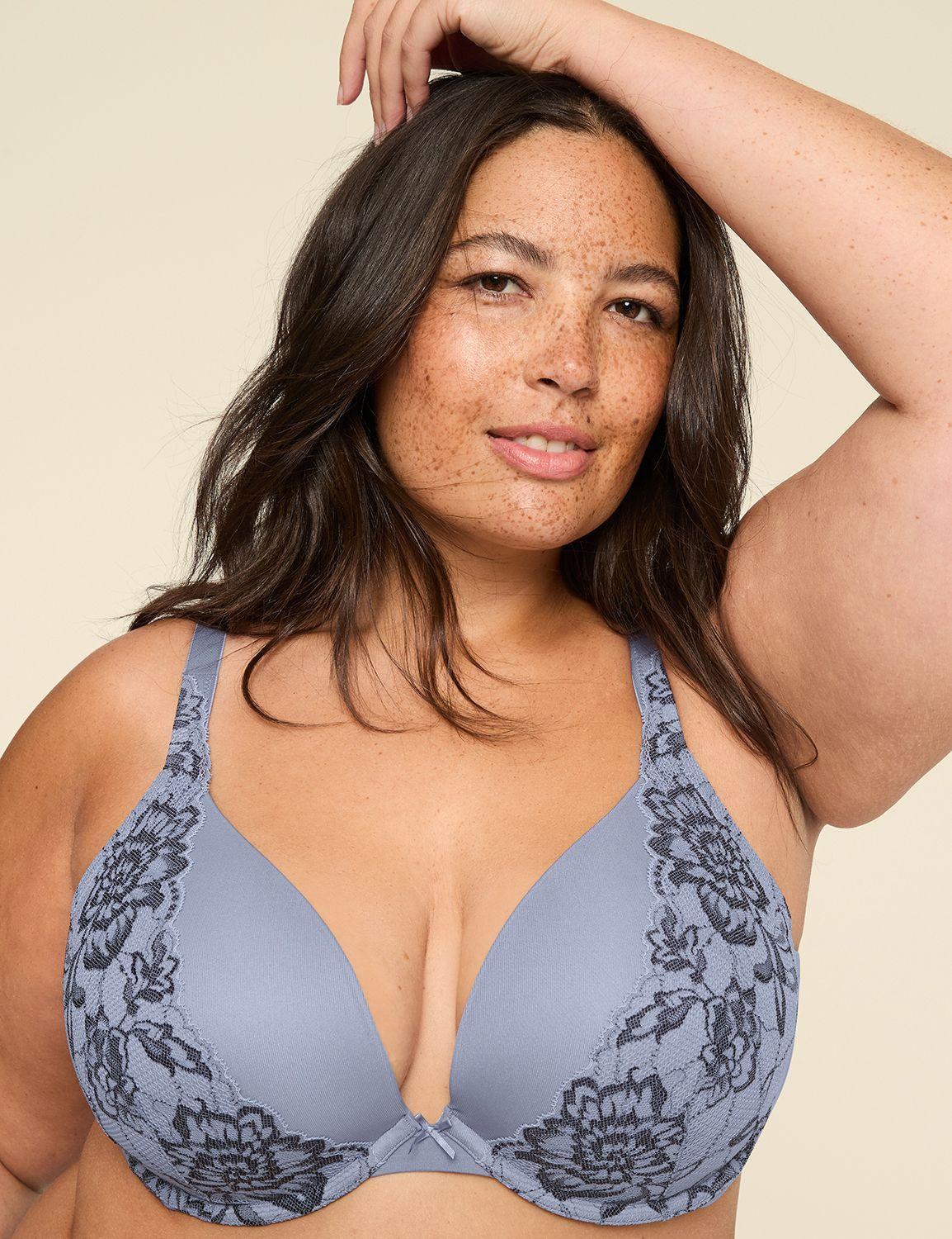 boost plunge bra with lace