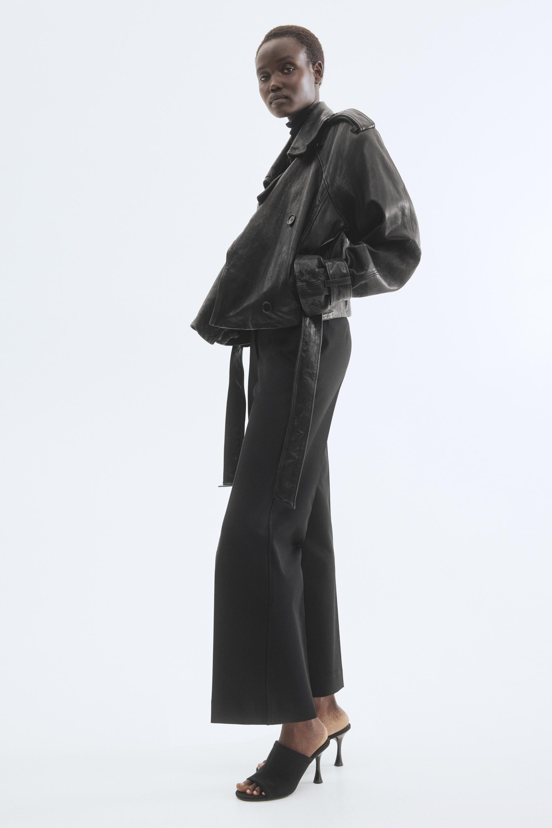 bootcut ankle-length pants