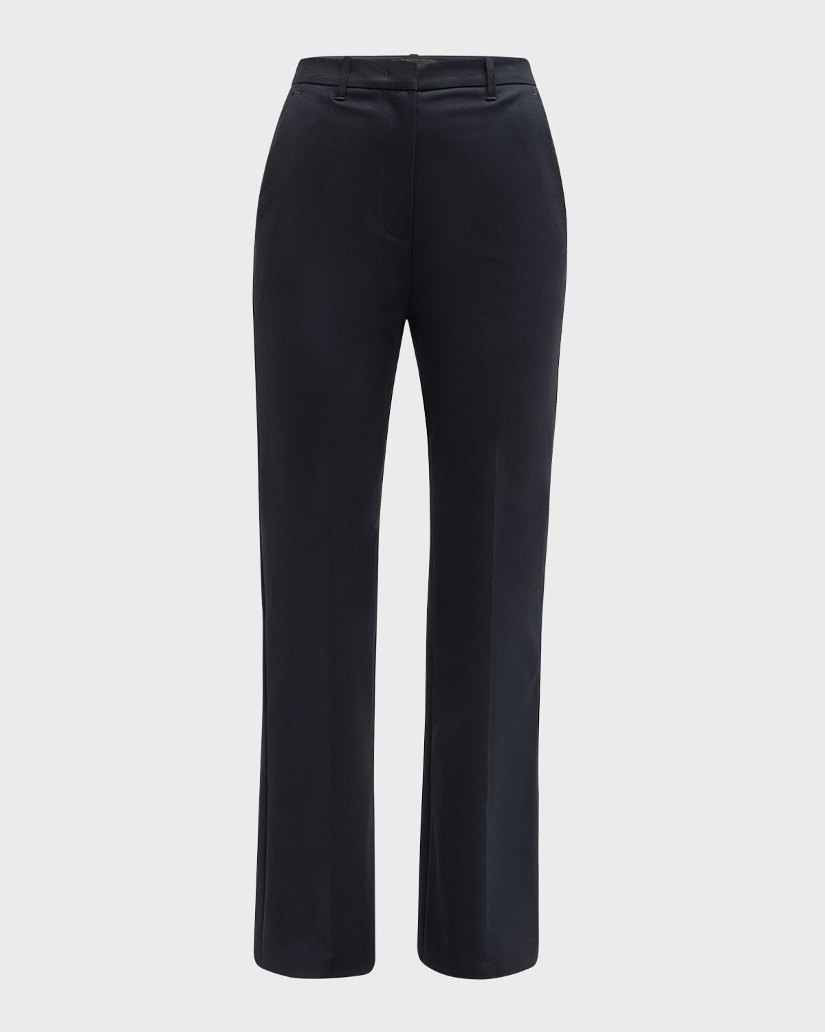 bootcut couture cotton trousers