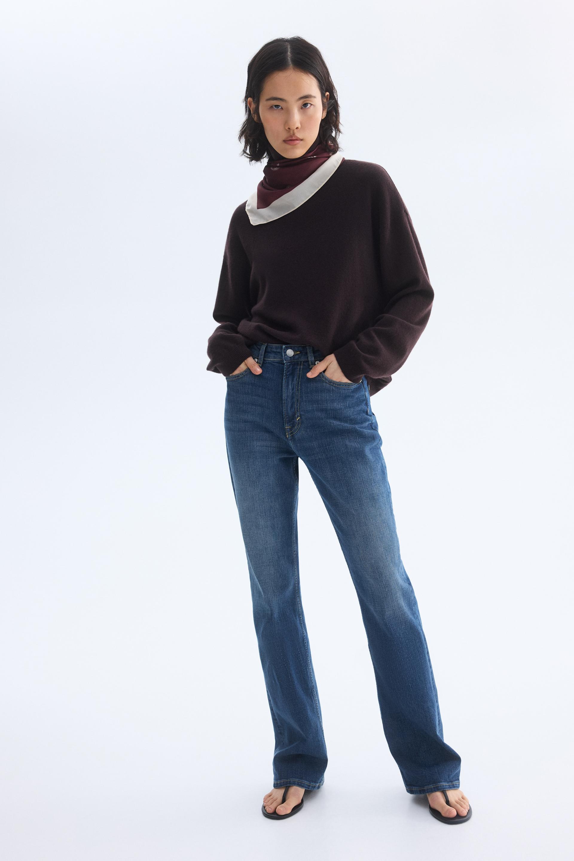 bootcut high jeans