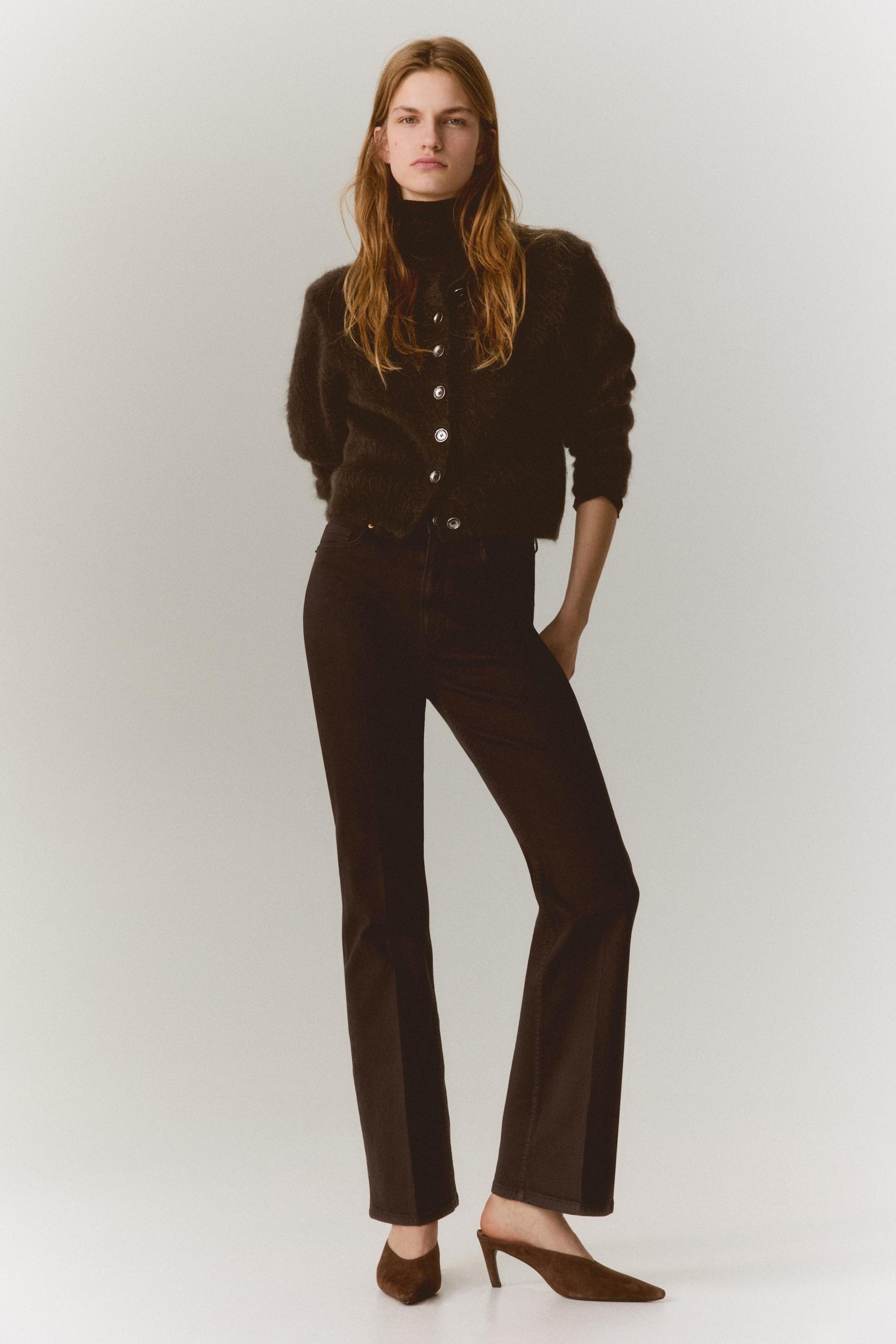 bootcut high jeans