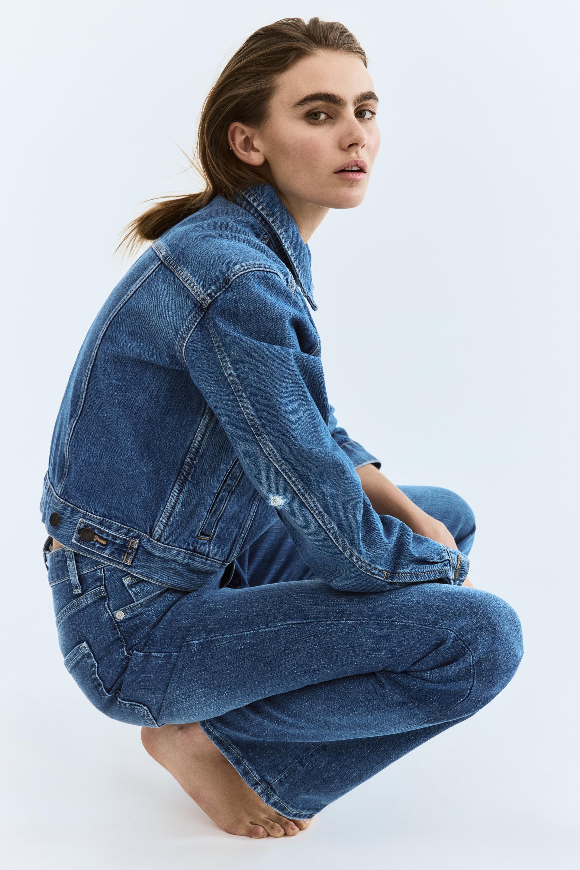 bootcut high jeans
