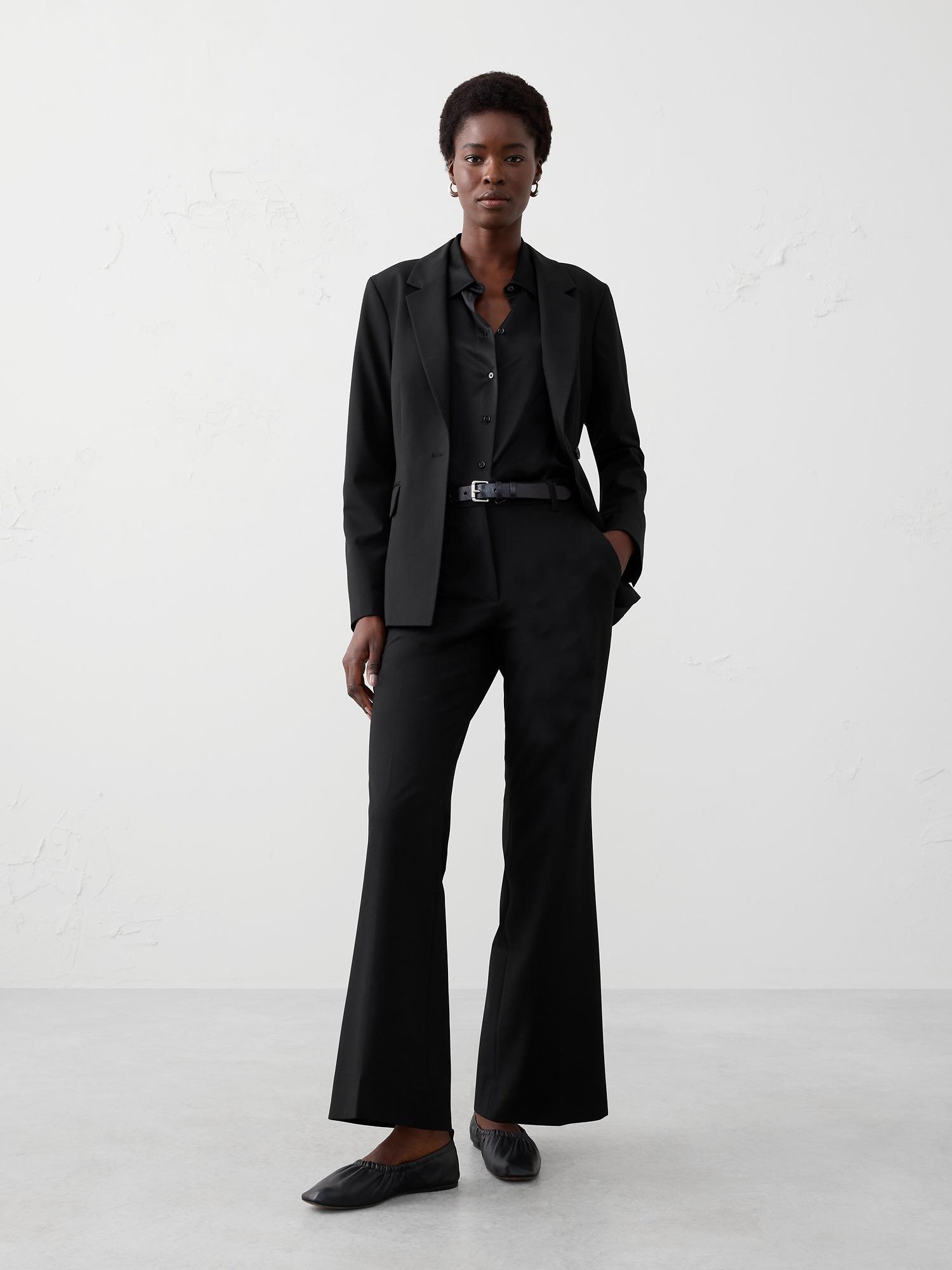 bootcut high-rise sculpted easy trouser