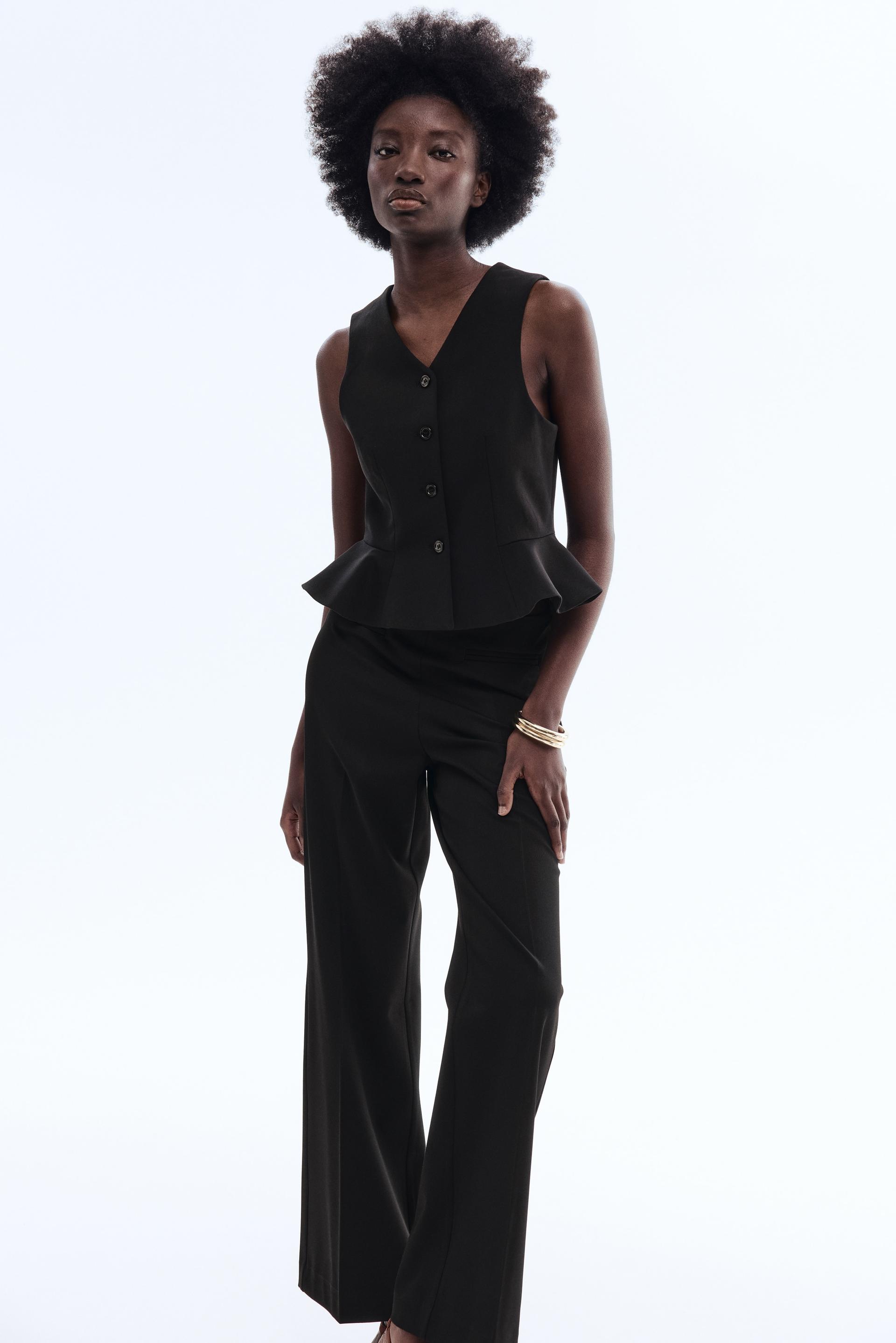 bootcut twill pants