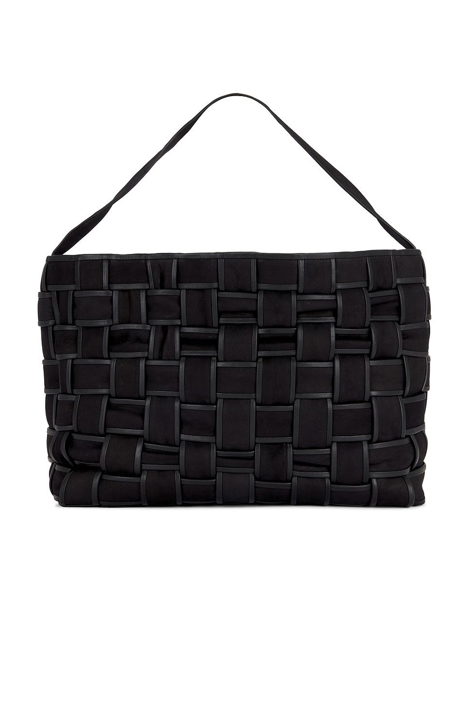 border woven large tote