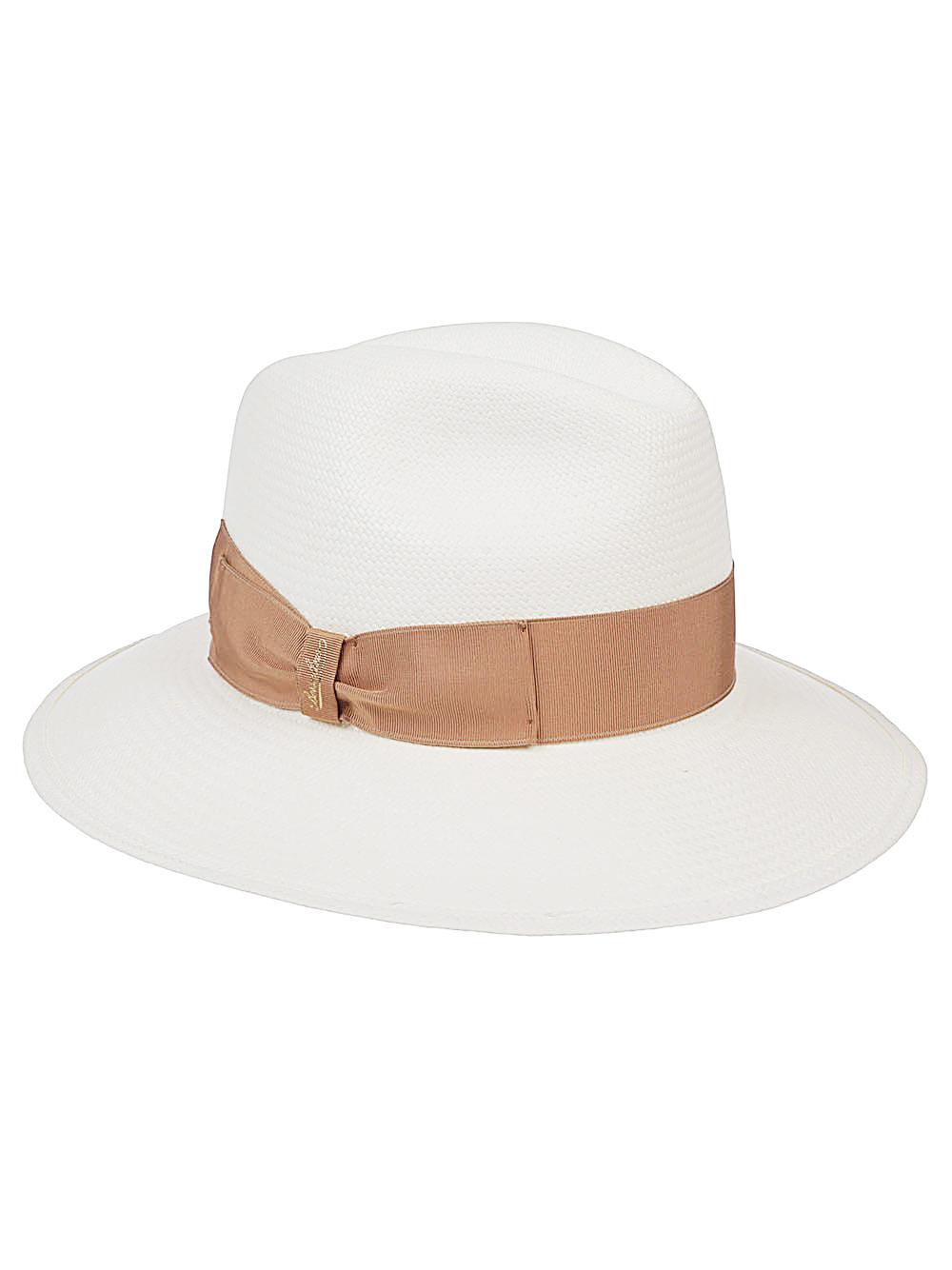 borsalino hats beige straw - women