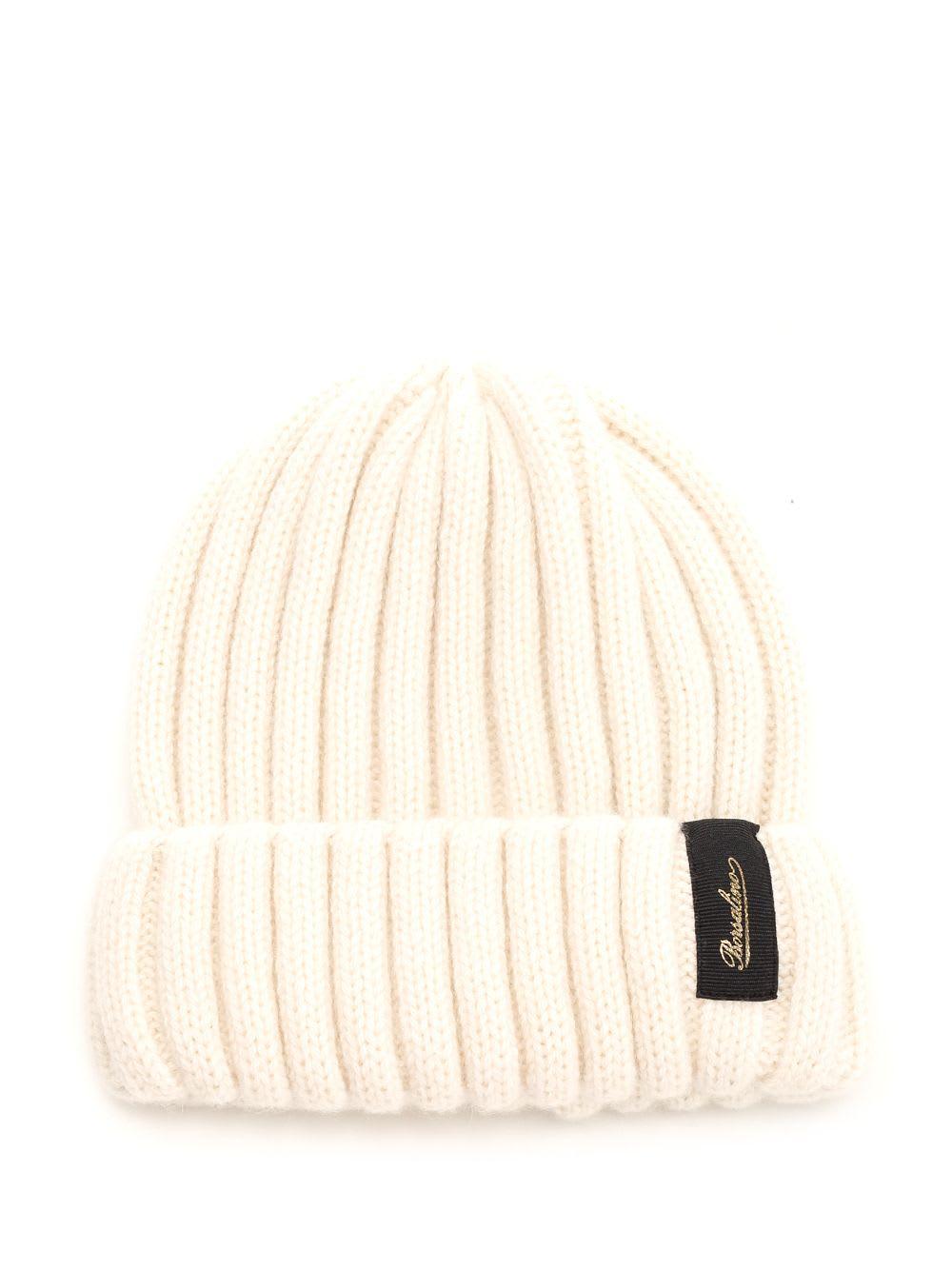 borsalino ribbed cashmere beanie