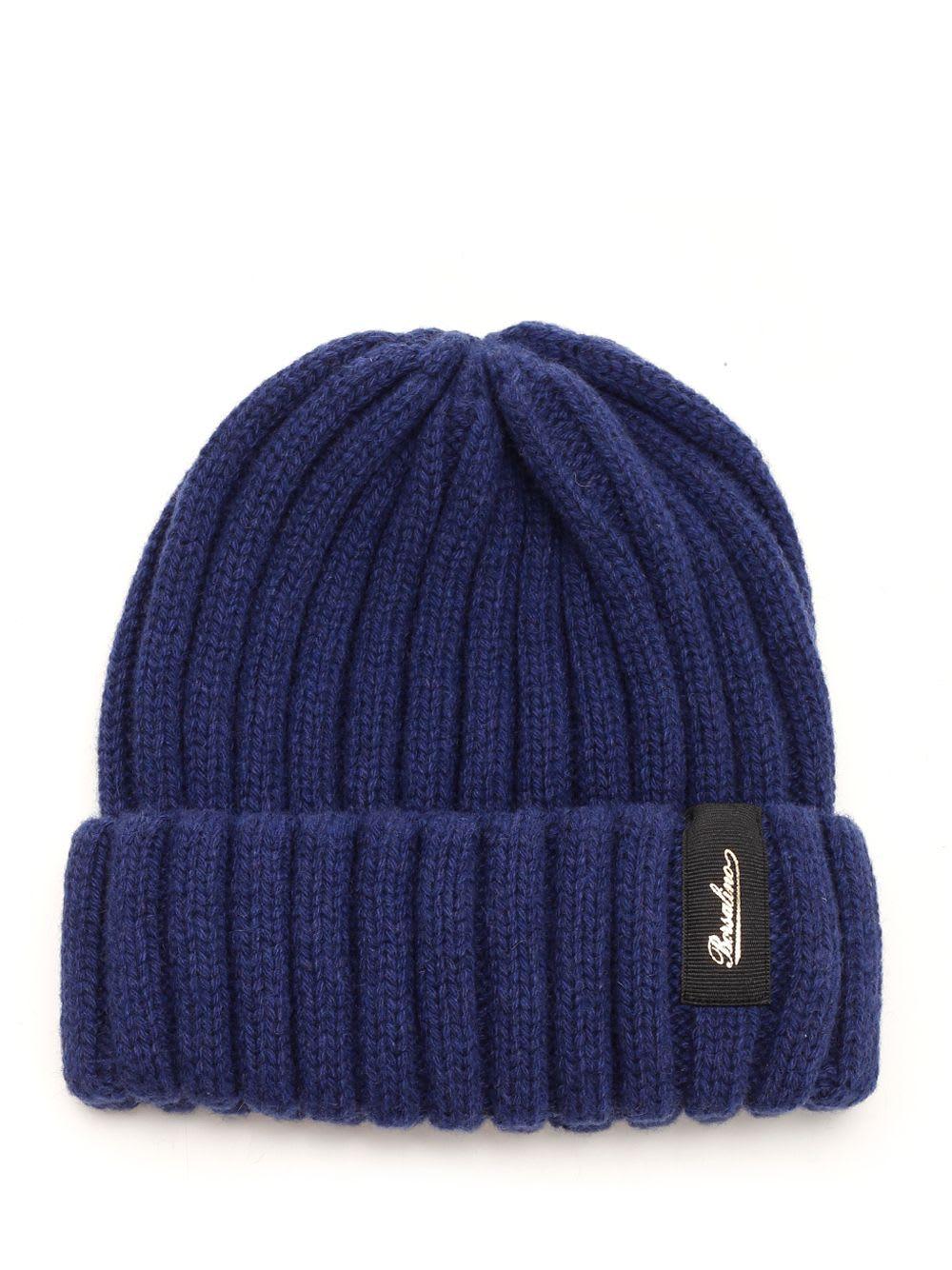 borsalino ribbed cashmere beanie
