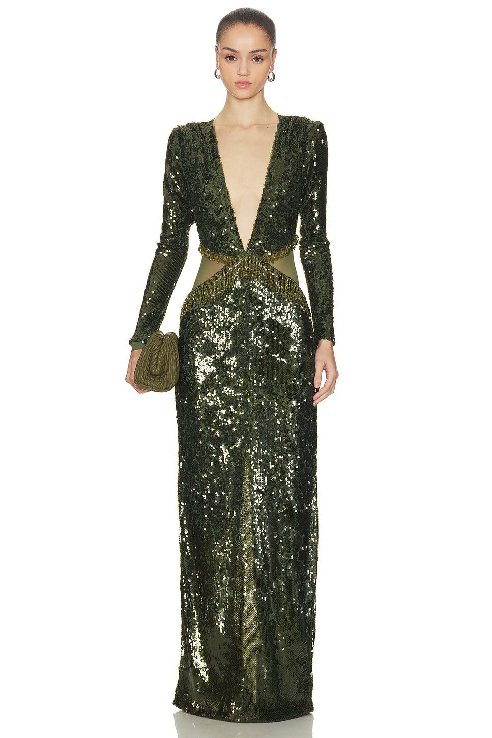 bossa sequin gown