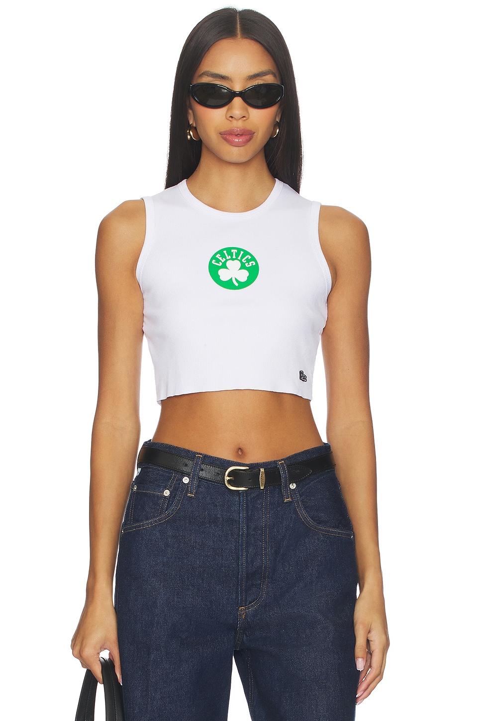 boston celtics cut off tank top