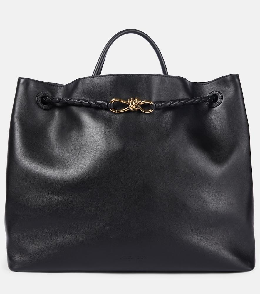 bottega veneta andiamo large leather tote bag