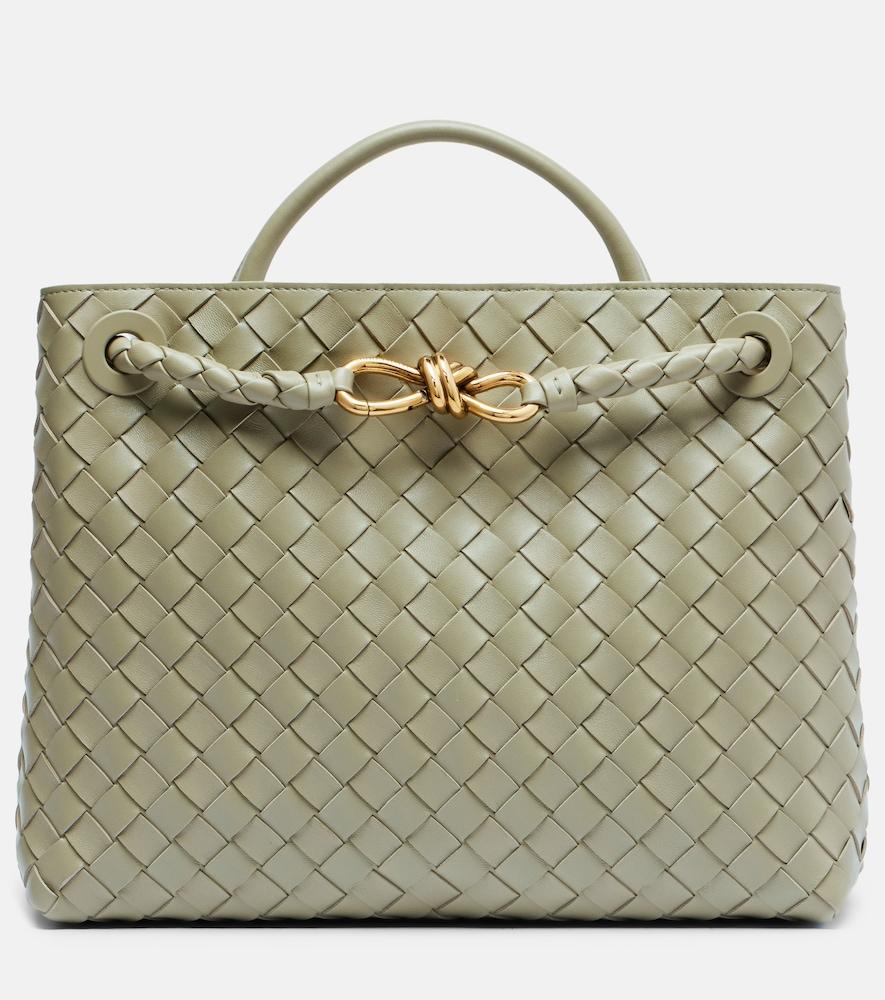 bottega veneta andiamo medium leather tote bag