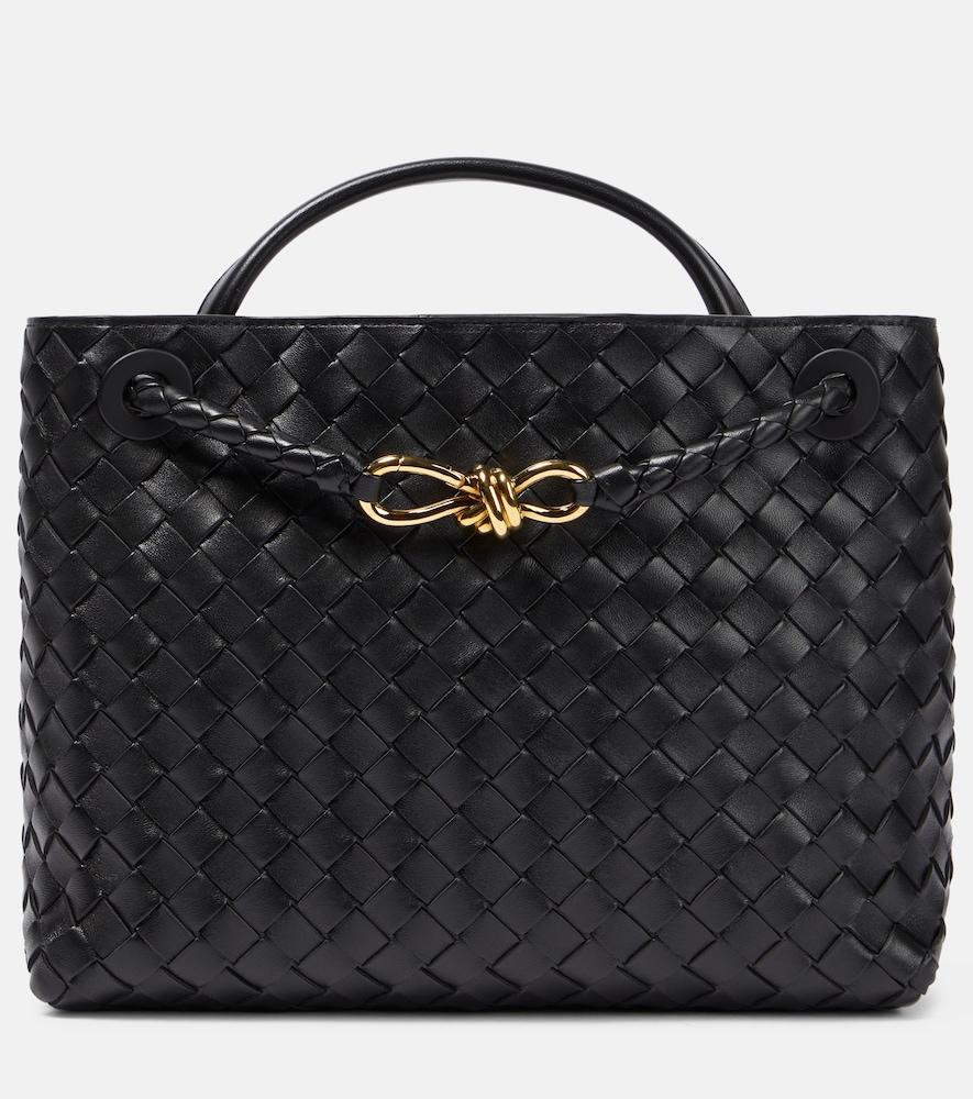 bottega veneta andiamo medium leather tote bag