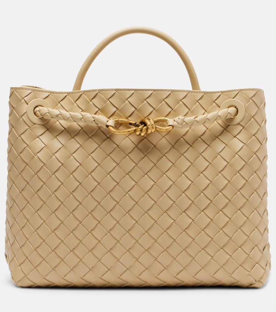 bottega veneta andiamo medium leather tote bag