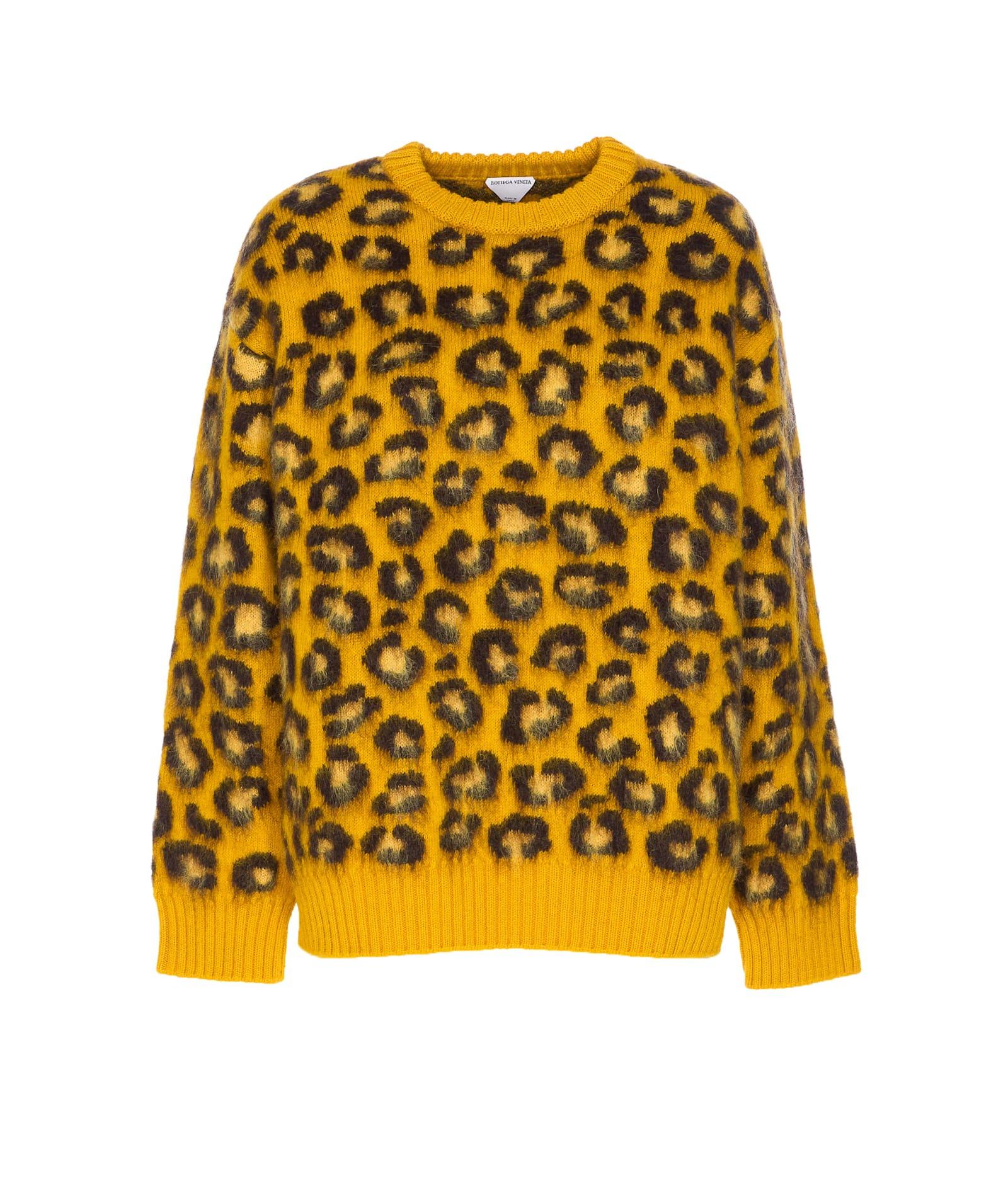 bottega veneta animalier sweater