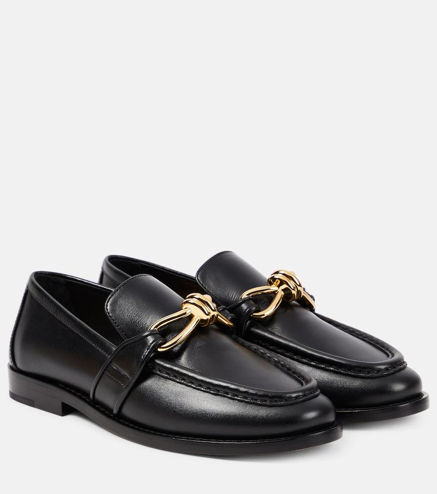 bottega veneta astaire leather loafers