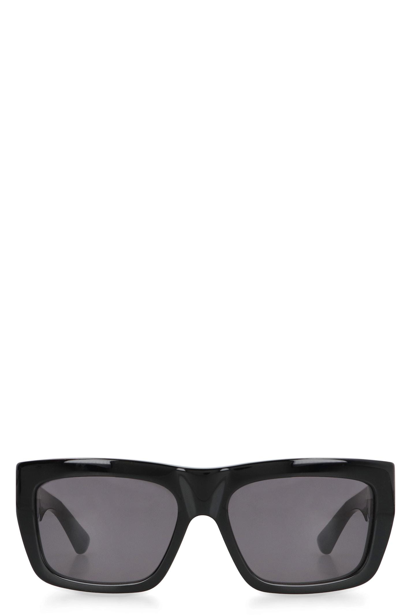 bottega veneta black acetate sunglasses