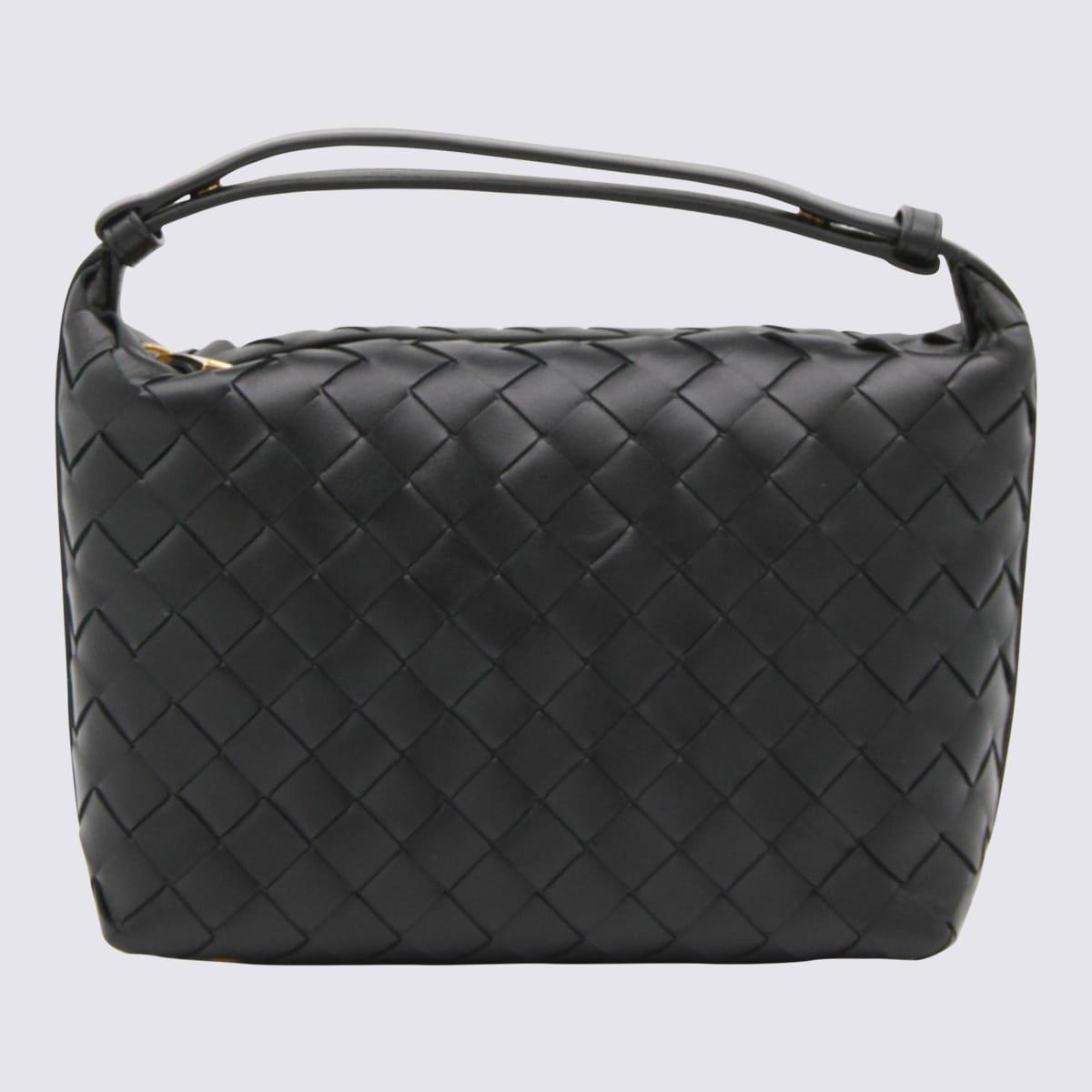 bottega veneta black leather wallace shoulder bag