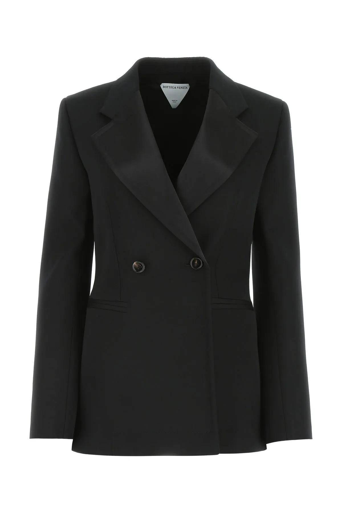 bottega veneta black wool blazer