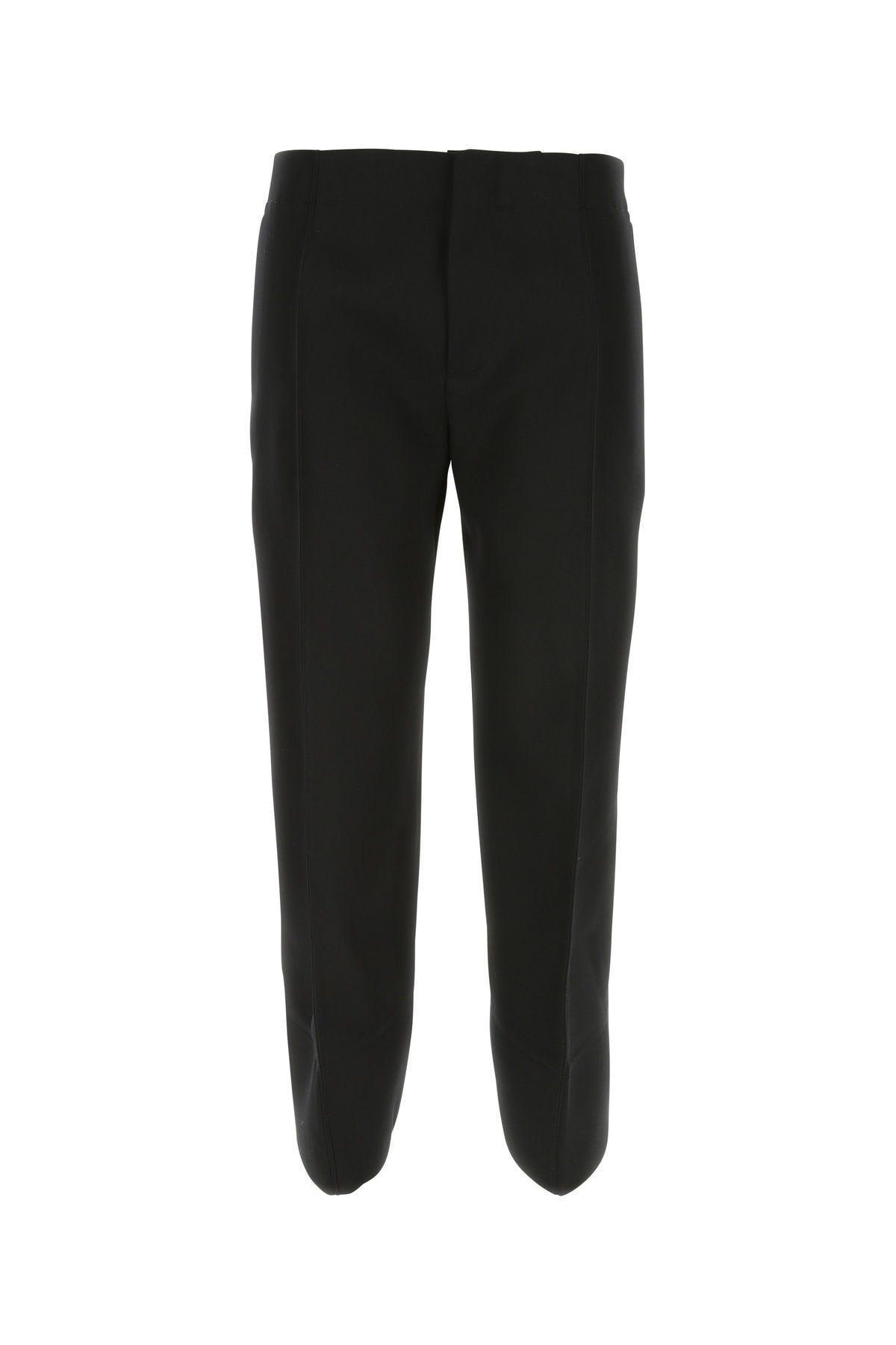 bottega veneta black wool pant
