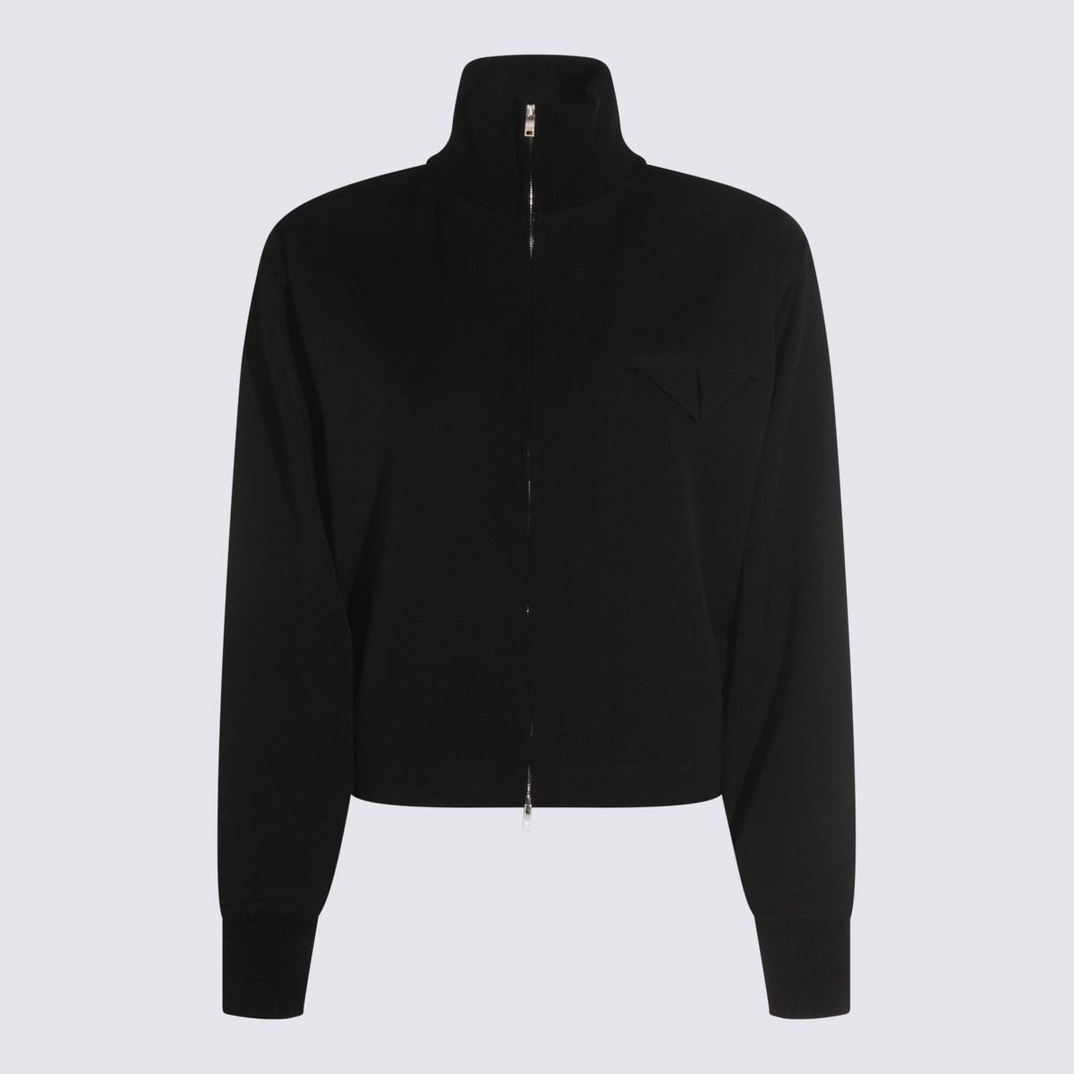 bottega veneta black wool shirt