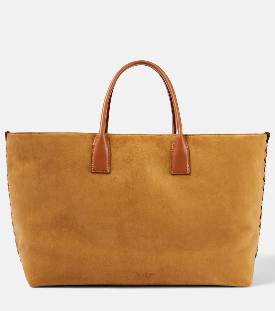 bottega veneta cabat large suede tote bag