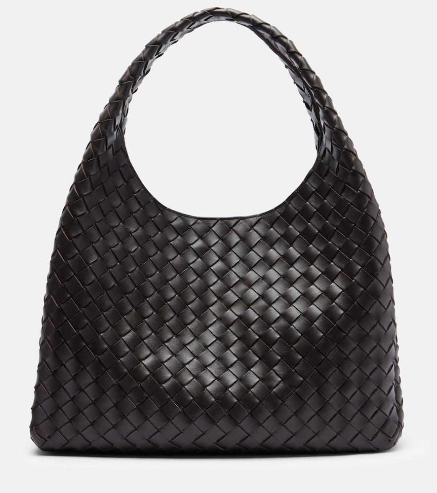 bottega veneta campana large leather shoulder bag