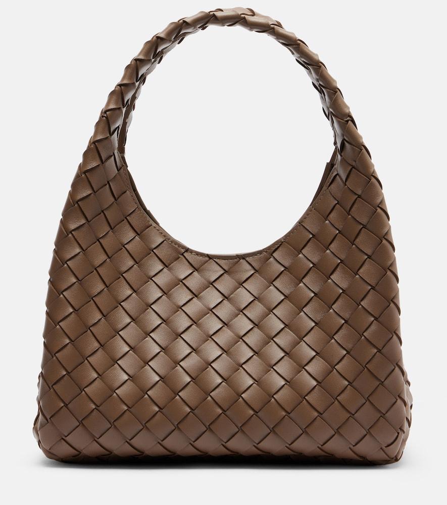 bottega veneta campana small leather shoulder bag