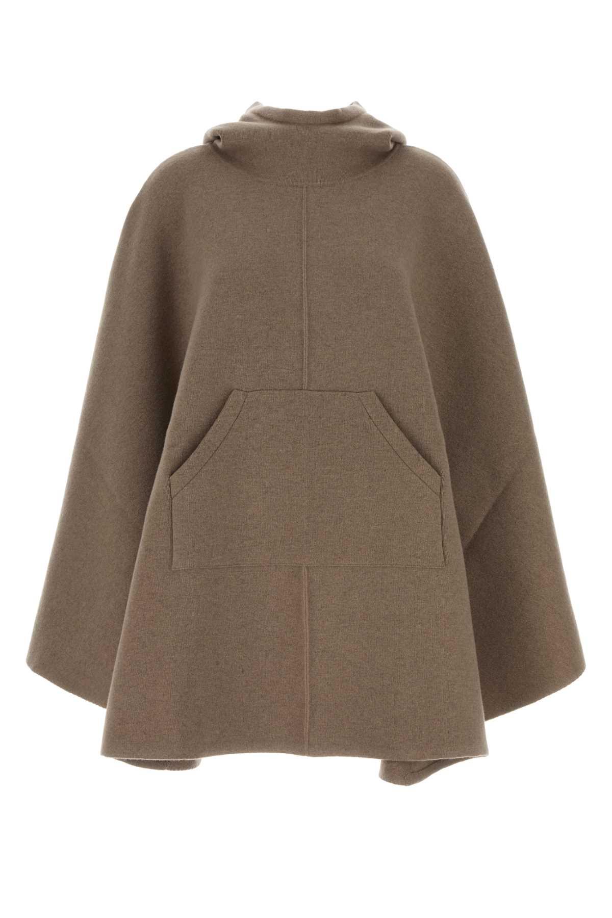 bottega veneta cappuccino cashmere cape