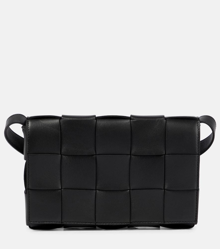 bottega veneta cassette leather shoulder bag