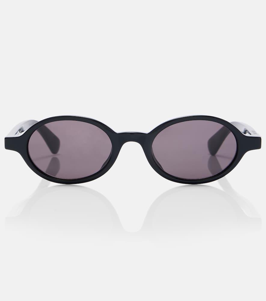 bottega veneta classic oval sunglasses