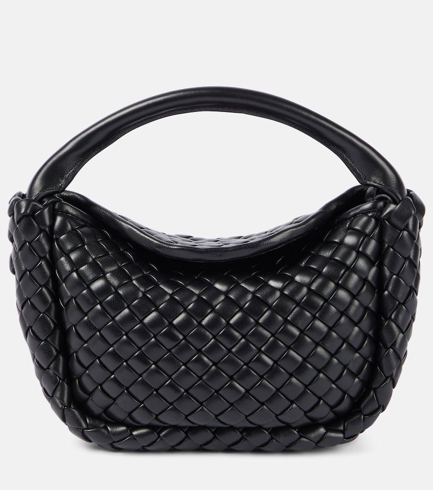bottega veneta cobble small intrecciato leather tote bag