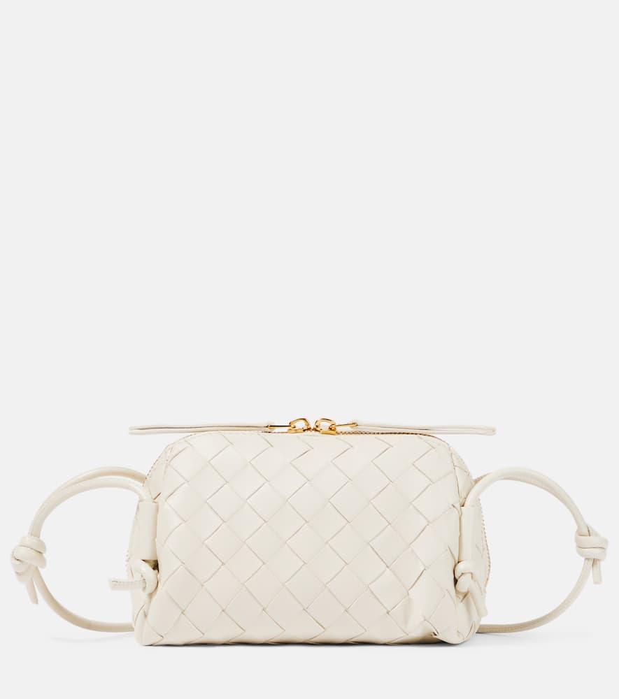 bottega veneta concert leather crossbody bag