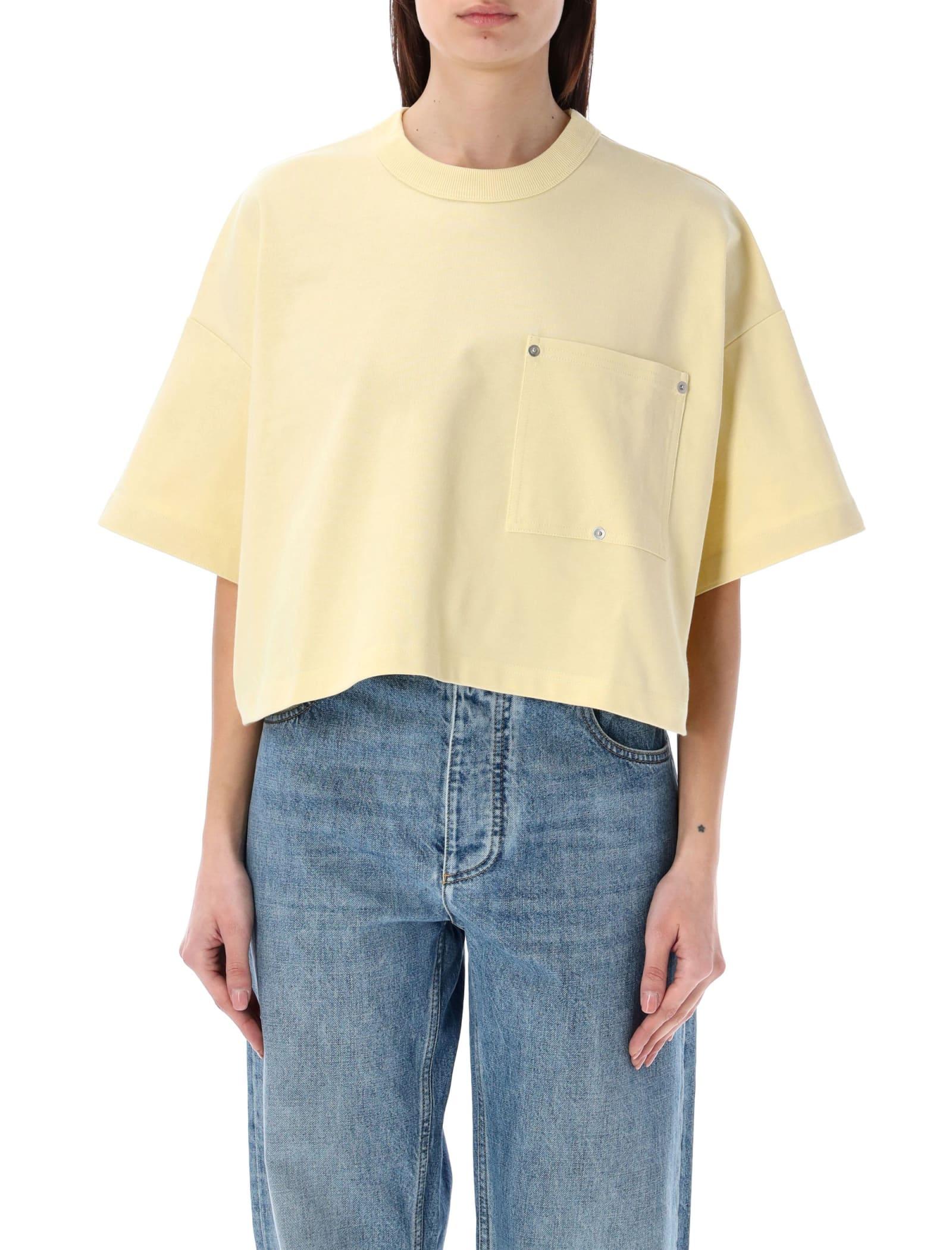 bottega veneta cropped pocket t-shirt