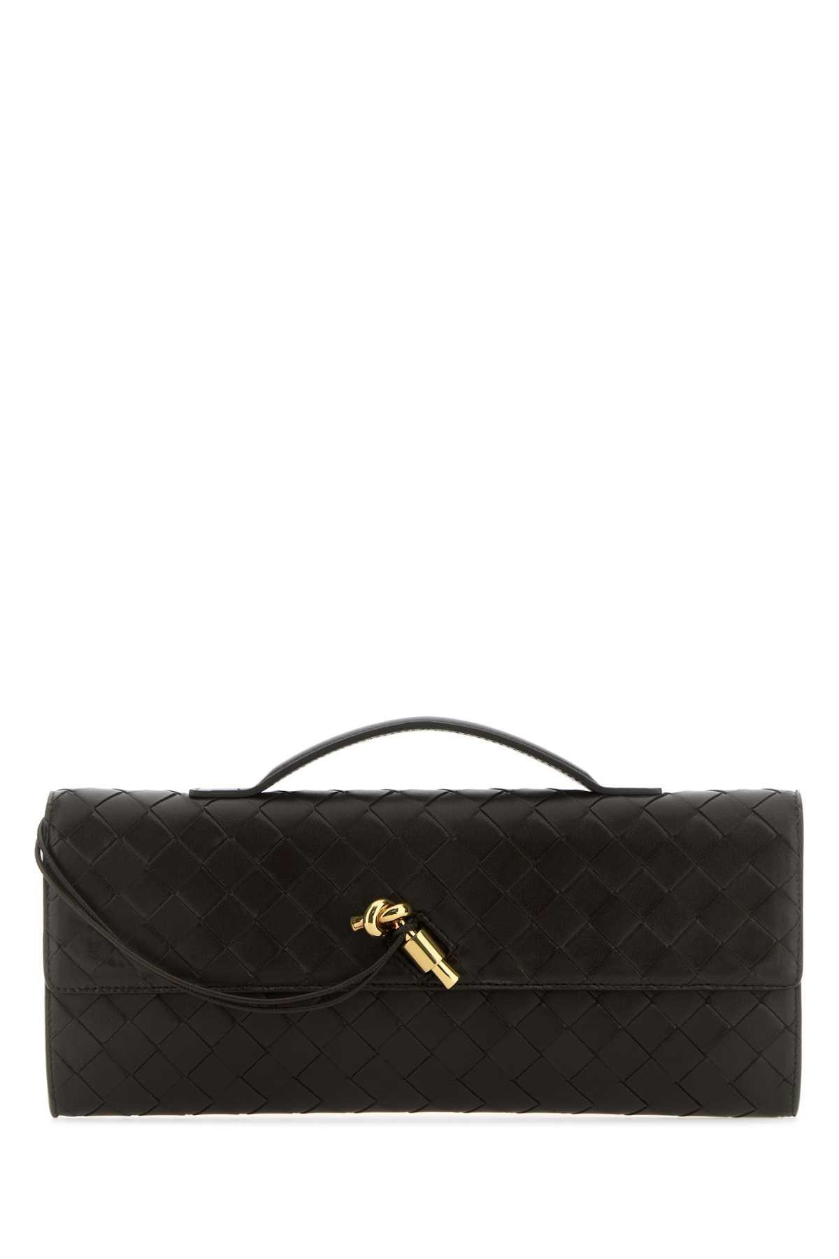 bottega veneta dark brown leather andiamo handbag