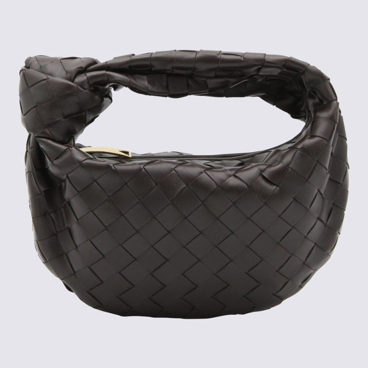 bottega veneta dark brown leather mini bag
