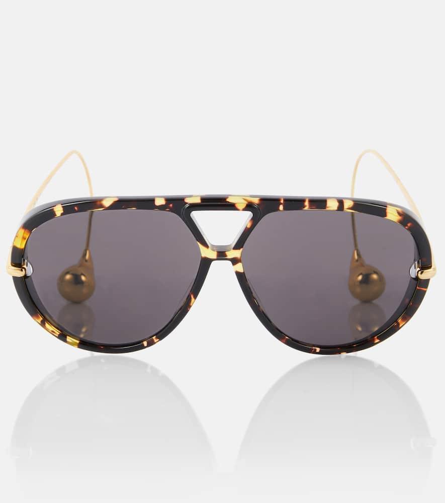 bottega veneta drop aviator sunglasses