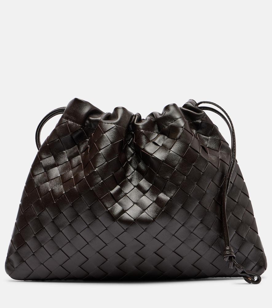bottega veneta dustbag medium leather clutch