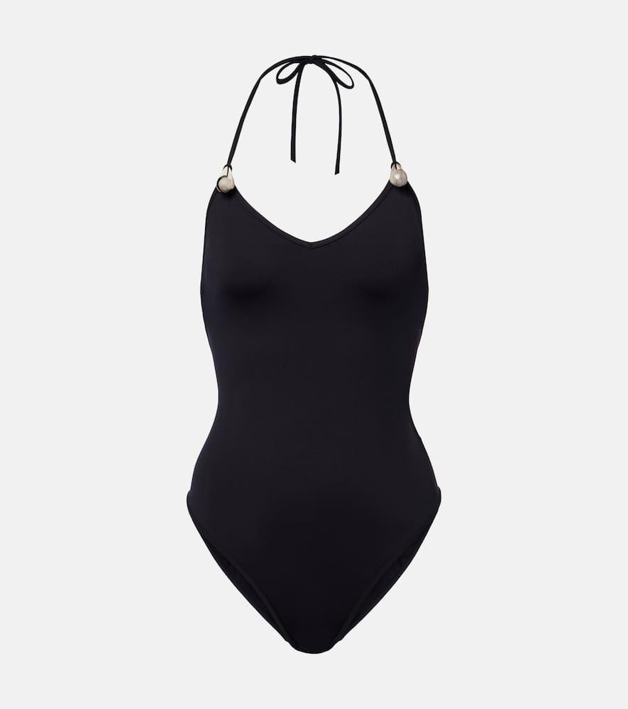 bottega veneta embellished swimsuit