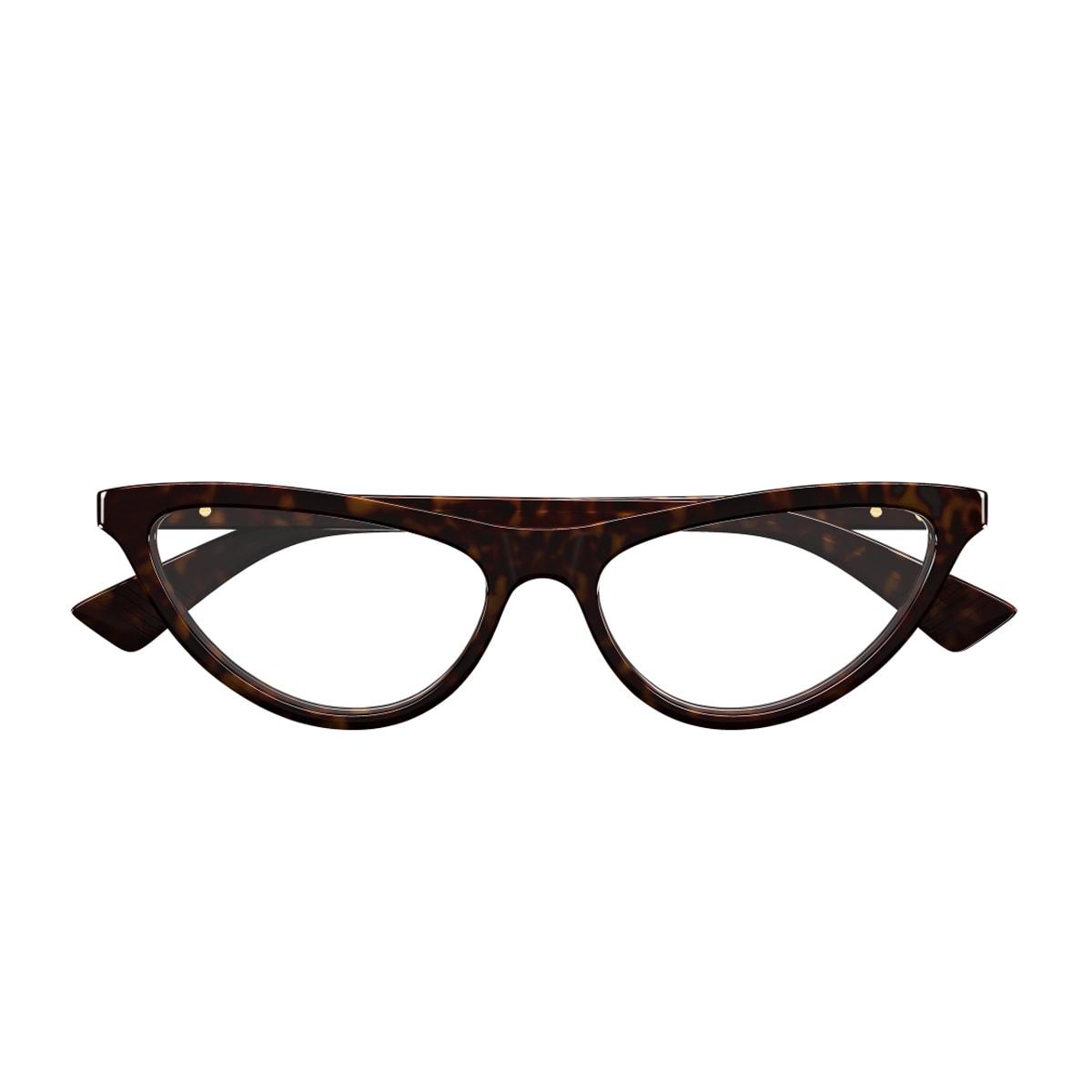 bottega veneta eyewear bottega veneta bv1416o linea ribbon 002 havana glasses