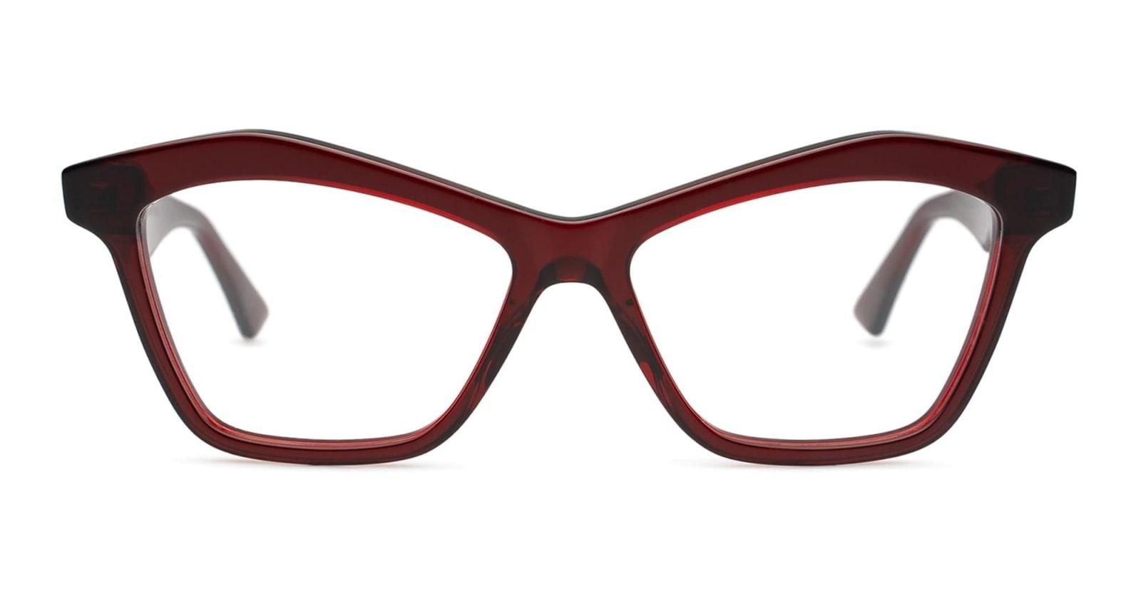 bottega veneta eyewear bv1096o - burgundy rx glasses