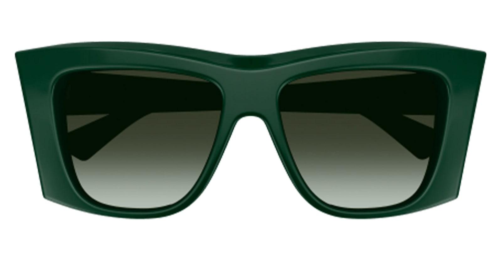bottega veneta eyewear bv1270s-004 - green sunglasses