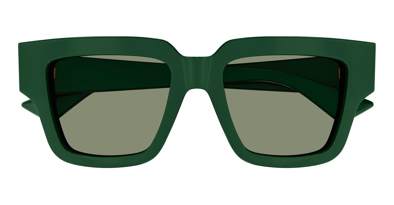 bottega veneta eyewear bv1276s-003 - green sunglasses