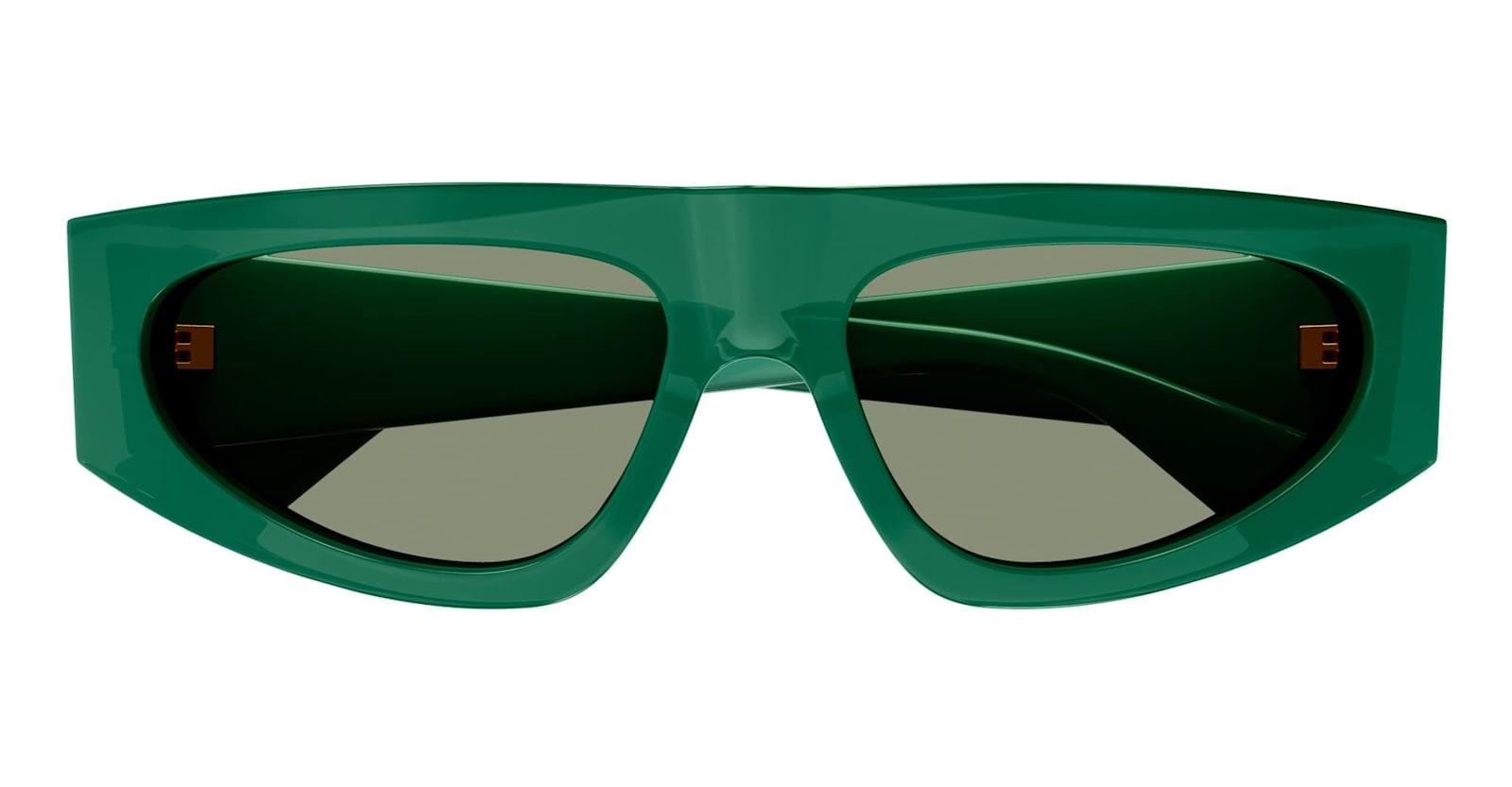 bottega veneta eyewear bv1277s-003 - green sunglasses