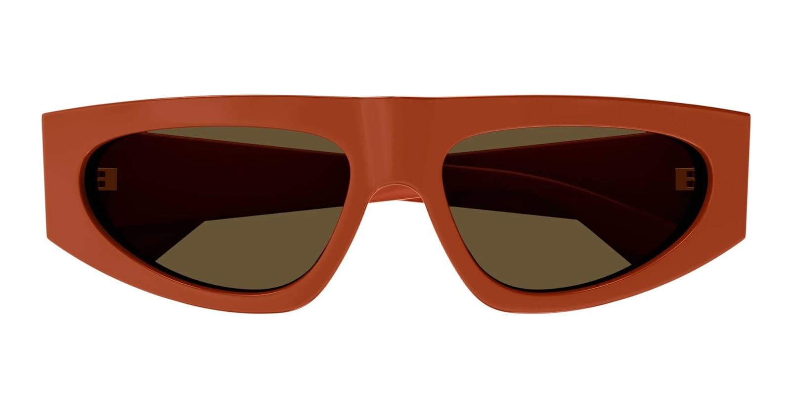 bottega veneta eyewear bv1277s-004 - orange sunglasses