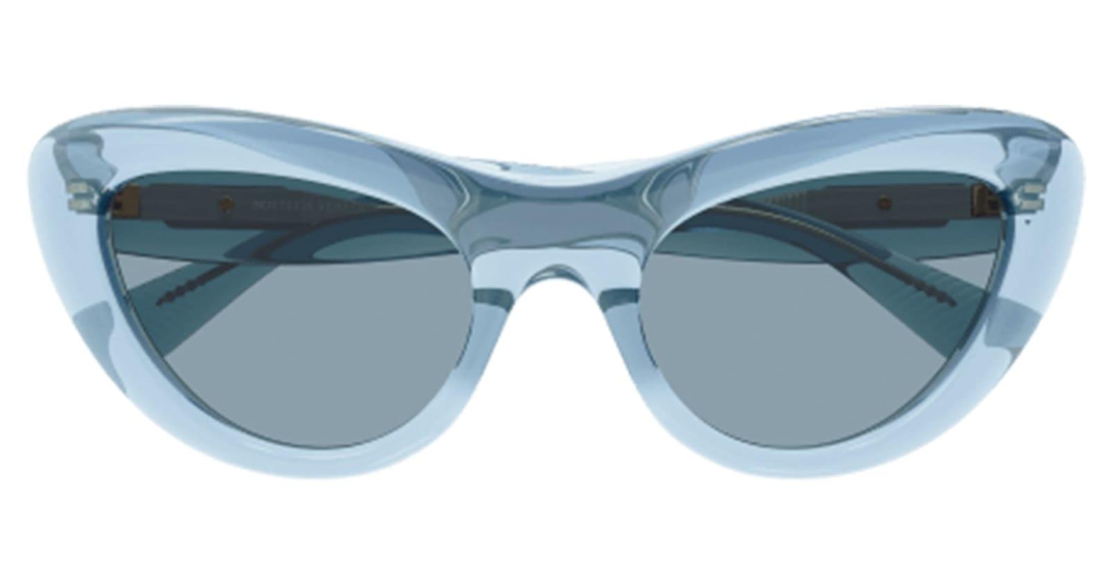 bottega veneta eyewear bv1282s-003 - light blue sunglasses