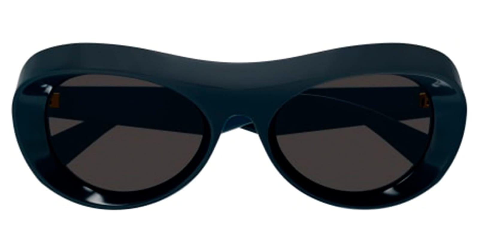 bottega veneta eyewear bv1284s-001 - blue sunglasses