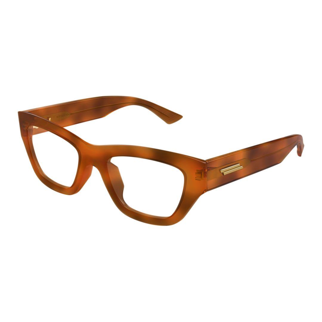 bottega veneta eyewear bv1360o-006havana-havana-transparent